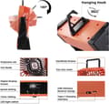 Miniatyrbillede 3 af 6: OBOSOE bærbar campingventilator med 20000mAh batteri, LED-lys og display – genopladelig ventilator til rejser og udendørs