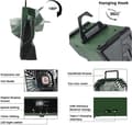 Miniatyrbillede 4 af 7: OBOSOE bærbar campingventilator med 20000mAh batteri, LED-lys og display – genopladelig ventilator til rejser og udendørs