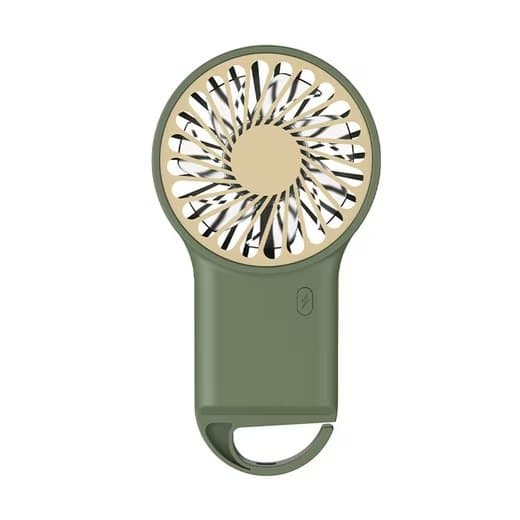 Lollanda Mini käsituuletin USB, kannettava käsituuletin – mini ja helppo kuljettaa, kolme nopeutta, sisä-/ulkokäyttöön, ladattava