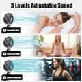 Miniatyrbild 2 av 9: Lollanda Flexibel Barnvagnsfläkt – Uppladdningsbar Portabel Fläkt med Batteri, 360° Rotation, 3 Hastigheter, Nattlampa & Stativfunktion
