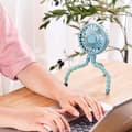 Miniatyrbild 3 av 6: Lollanda Barnvagnsfläkt Portabel, Mini barnvagnsfläkt, Portabel Handfläkt med Flexibel Trebensstativ – 3 Hastigheter, 360° Rotation