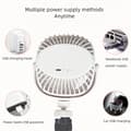 Miniatyrbild 4 av 5: Lollanda Mini Fläkt 2200mAh, Portabel Barnvagnsfläkt med Flexibel Trebensstativ – Portabel, Barnvagn, 3 Hastigheter, 360° Rotation