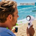 Miniatyrbild 3 av 8: Lollanda Portabel Fläkt Handhållen, Portabel Fläkt med Batteri, Bärbar handhållen fläkt – Tyst, för camping, resor och strand