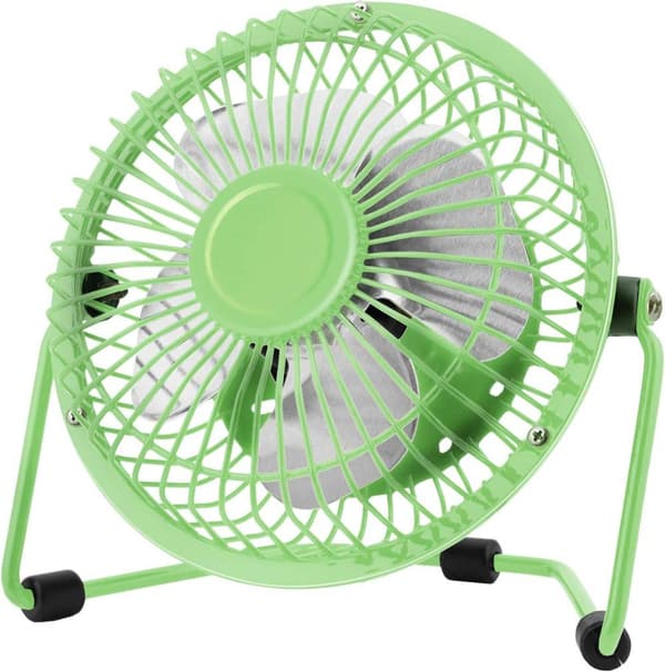 OBOSOE 15cm USB Bordfläkt, 360° Rotation, Tyst Portabel Fläkt för Skrivbord, Hem, Kontor
