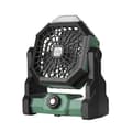 Miniatyrbillede 10 af 10: OBOSOE bærbar campingventilator med LED-pære, 7800mAh genopladelig, lydløs blæser til picnic og fiskeri