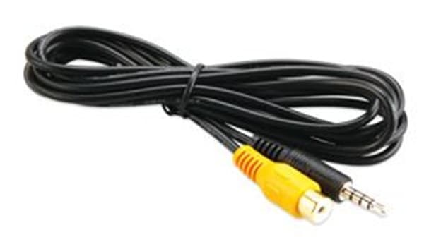 Garmin - Videokaapeli - RCA uros - ministik uros - 1,98 m - dezl 560LMT, 560LT -laitteisiin
