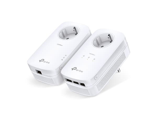 TP-Link TL-PA8033P KIT, 1300 Mbit/s, IEEE 1901, IEEE 802.3, IEEE 802.3ab, IEEE 802.3u, Type E / F, Gigabit Ethernet, 10,100,1000 Mbit/s, HomePlug AV2