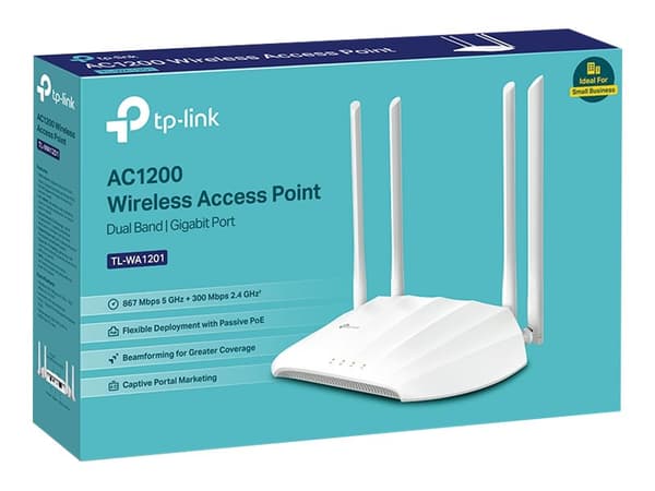 TP-Link TL-WA1201 - Trådlös åtkomstpunkt - Wi-Fi 5 - 2.4 GHz, 5 GHz