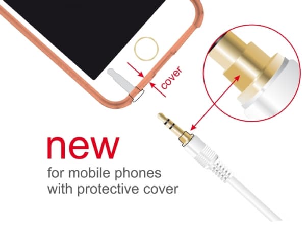 Delock - Lydforlengelseskabel - mini-phone stereo 3.5 mm hann til mini-phone stereo 3.5 mm hunn - 5 m - hvit
