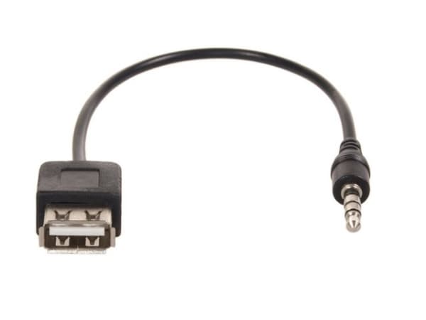 Maclean MCTV-693, 3.5mm, Uros, USB A-tyyppi, Naaras, 0,23 m, Musta
