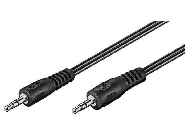 Delock - Ljudkabel - mini-phone stereo 3.5 mm hane till mini-phone stereo 3.5 mm hane - 5 m - svart