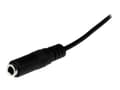 Miniatyrbilde 3 av 5: StarTech.com 2m Slim 3.5mm Stereo Extension Audio Cable - Male / Female - Headphone Audio Extension Cable Cord - 2x Mini Jack 3.5mm - 2 m (MU2MMFS) -