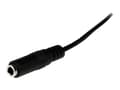 Miniatyrbilde 4 av 5: StarTech.com 2m Slim 3.5mm Stereo Extension Audio Cable - Male / Female - Headphone Audio Extension Cable Cord - 2x Mini Jack 3.5mm - 2 m (MU2MMFS) -