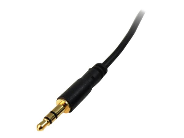 StarTech.com 3,5 mm ljudkabel - 3 fot - Slim - M / M - AUX-kabel - ljudkabel från hane till hane - AUX-sladd - hörlurssladd - extrakabel (MU3MMS) - l