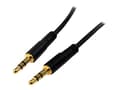 Miniatyrbild 1 av 5: StarTech.com 3,5 mm ljudkabel - 3 fot - Slim - M / M - AUX-kabel - ljudkabel från hane till hane - AUX-sladd - hörlurssladd - extrakabel (MU3MMS) - l