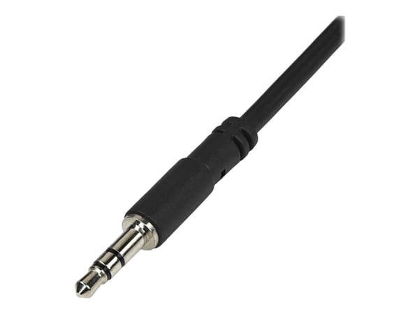 StarTech.com MUY1MFFS lydkabel 0,2 m 3.5mm 2x3.5mm Sort