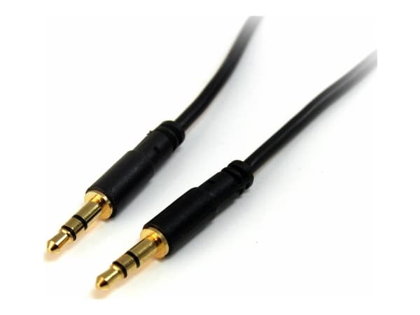 StarTech.com MU6MMS ljudkabel 1,8 m 3,5mm Svart