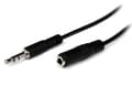 Miniatyrbilde 4 av 5: StarTech.com 1m Slim 3.5mm Stereo Extension Audio Cable - M/F - Mini stereo Extension - 3.5mm Extension - heaDPhone Ext cord (MU1MMFS) - Lydforlengel