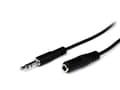 Miniatyrbilde 5 av 5: StarTech.com 1m Slim 3.5mm Stereo Extension Audio Cable - M/F - Mini stereo Extension - 3.5mm Extension - heaDPhone Ext cord (MU1MMFS) - Lydforlengel