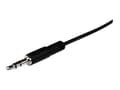 Miniatyrbilde 2 av 5: StarTech.com 1m Slim 3.5mm Stereo Extension Audio Cable - M/F - Mini stereo Extension - 3.5mm Extension - heaDPhone Ext cord (MU1MMFS) - Lydforlengel