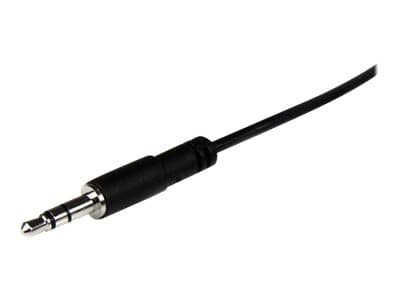 StarTech.com 1m Slim 3.5mm Stereo Extension Audio Cable - M/F - Mini stereo Extension - 3.5mm Extension - heaDPhone Ext cord (MU1MMFS) - Lydforlengel
