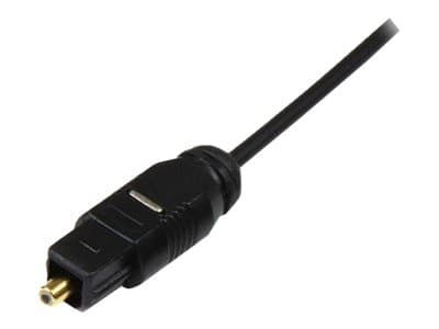 StarTech.com 15 ft Thin Toslink Digital Optical SPDIF Audio Cable - 15ft / 15 Feet Optical Audio Cable (THINTOS15) - Digital audiokabel (optisk) - SP