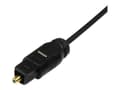 Miniatyrbilde 4 av 5: StarTech.com 15 ft Thin Toslink Digital Optical SPDIF Audio Cable - 15ft / 15 Feet Optical Audio Cable (THINTOS15) - Digital audiokabel (optisk) - SP