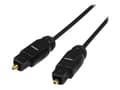Miniatyrbilde 1 av 5: StarTech.com 15 ft Thin Toslink Digital Optical SPDIF Audio Cable - 15ft / 15 Feet Optical Audio Cable (THINTOS15) - Digital audiokabel (optisk) - SP