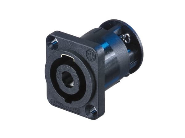 Neutrik NL4MP-ST, speakON, Svart, Polyamid, 250 V, 40 A, -30 - 80 ° C