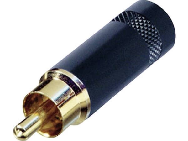 Rean AV NYS352BG Cinch-stik Stik, lige Poltal: 2 Sort 1 stk