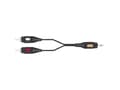 Miniatyrbild 2 av 5: SpeaKa Professional SP-1300360, 2 x RCA, Hankoppling, 3,5mm, Hankoppling, 2 m, Svart