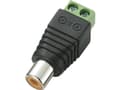 Pikkukuva 1 / 3: TRU COMPONENTS LT-RAC-J RCA-liitin Liitin, suora napojen lukumäärä: 2 Musta 1 kpl