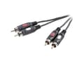 Miniatyrbilde 2 av 3: SpeaKa Professional SP-7869768 Phono Audio Tilslutningskabel [2x Cinch-stik - 2x Cinch-stik] 2.50 m Sort