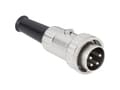 Pikkukuva 2 / 2: BKL Electronic 0202005 DIN-rundstik Stik, lige Poltal: 6 Sølv 1 stk