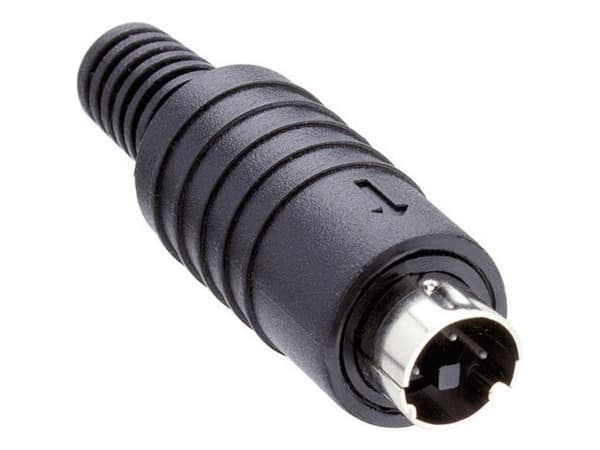 Unknown Lumberg Mp-371/S4 Din Circular Connector Plug, Even Number Of Poles
