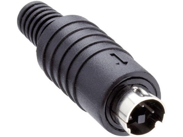 Unknown Lumberg Mp-371/S4 Din Circular Connector Plug, Even Number Of Poles