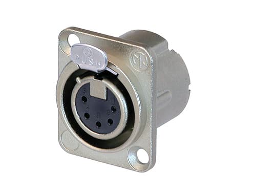 Neutrik NC5FD-LX, XLR, Aluminium, Sølv/nikkel, IP40, 1 mm², 1500 V
