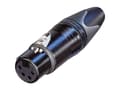 Pikkukuva 3 / 5: Neutrik NC4FXX-B, XLR, Sort, IP40, 1,5 mm², 1500 V, 3 mO