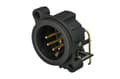 Miniatyrbild 1 av 3: Neutrik NC5MAH, XLR, Svart, mässing, mässing, Polyamid, mässing, IP40, 1,5 V