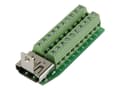 Miniatyrbilde 2 av 3: TRU COMPONENTS 1229327 HDMI-stik Tilslutning, indbygning vandret Poltal: 20 Sølv 1 stk