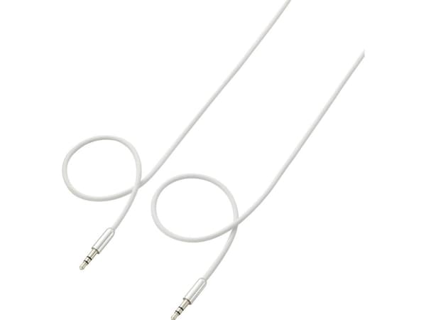 SpeaKa Professional SP-7870096, 3.5mm, Hankjønn, 3.5mm, Hankjønn, 3 m, Hvit
