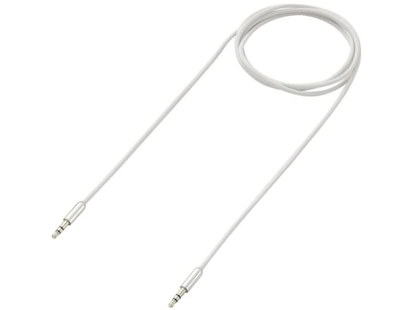 SpeaKa Professional SP-7870096, 3.5mm, Hankjønn, 3.5mm, Hankjønn, 3 m, Hvit