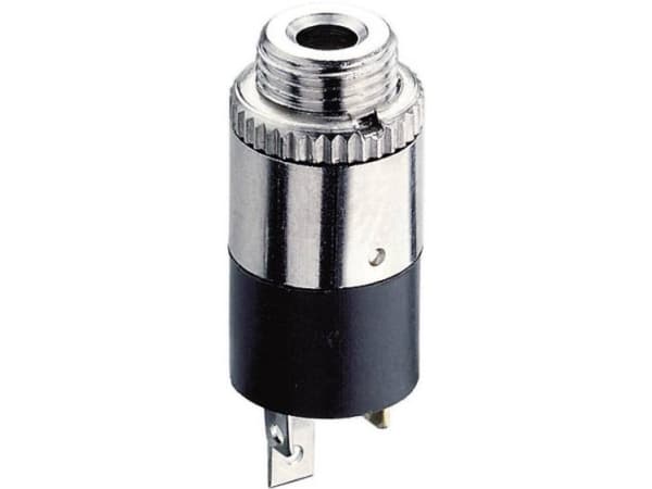 Lumberg KLB 13 Jack-stik 2,5 mm Tilslutning, indbygning lodret Poltal: 3 Stereo Sort 1 stk