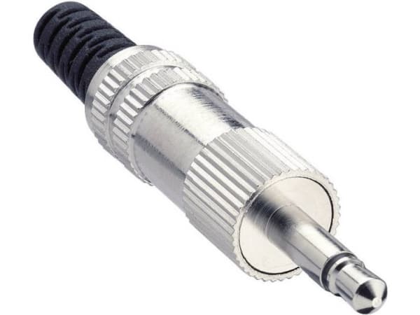 Lumberg KLS 22 Jack-stik 3,5 mm Stik, lige Poltal: 2 Mono Sølv 1 stk