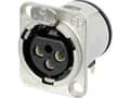 Miniatyrbilde 3 av 4: Neutrik NC3FD-H, XLR, Rustfritt stål, 26 mm, 24 mm, 31 mm, 1 stykker