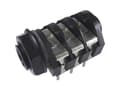 Miniatyrbilde 2 av 2: Cliff CL1232A Jack-stik 6,35 mm Tilslutning, indbygning vandret Poltal: 3 Stereo Sort 1 stk