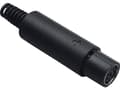 Miniatyrbilde 1 av 2: TRU COMPONENTS 1578814 Miniature-DIN-rundstik Tilslutning, lige Poltal: 5 1 stk