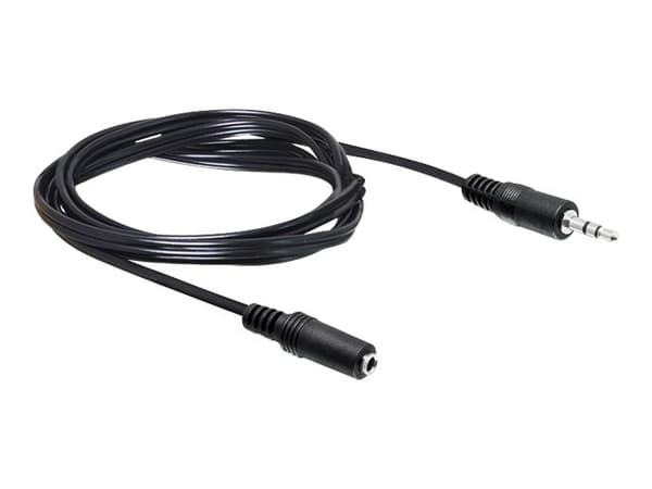DeLOCK - Forlængerkabel til audio - stereo mini-jackstik (hun) til stereo mini-jackstik (han) - 3 m - lajittelu