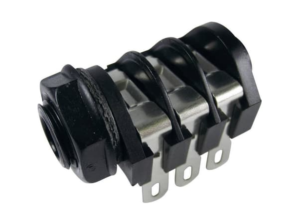 Cliff Cl1220a Jack Connector 6.35mm Socket, Installation Horizontal Number Of Positions