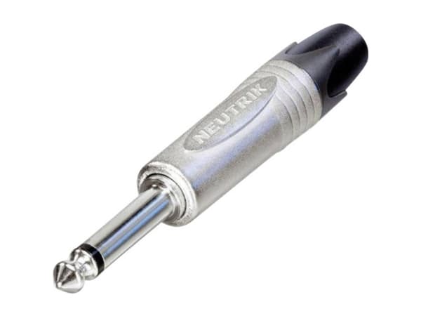 Neutrik NP2X, 1/4" phone plug, Metallisk, Nickel, 1,45 cm, -20 - 65 ° C